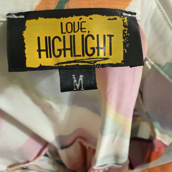 Love Highlight Women’s M Mini Dress Butterfly Sleeves Ruffle Waist Tie - Picture 16 of 16